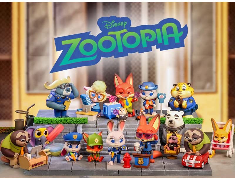 DISNEY ZOOTOPIA Series PVC & ABS Trading Figure 12 Pieces BOX