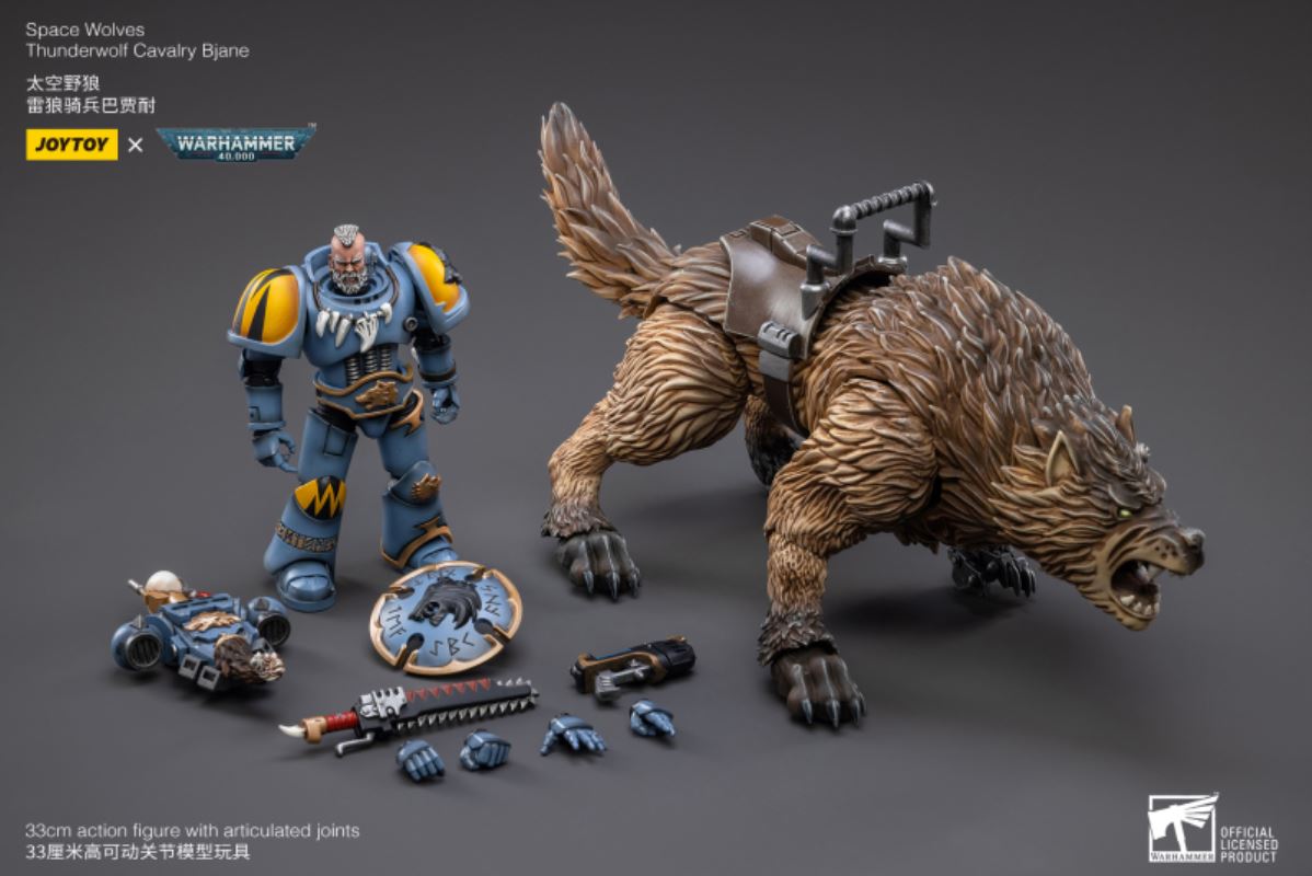 Warhammer 40000 Space Wolf Thunder Wolf Cavalry