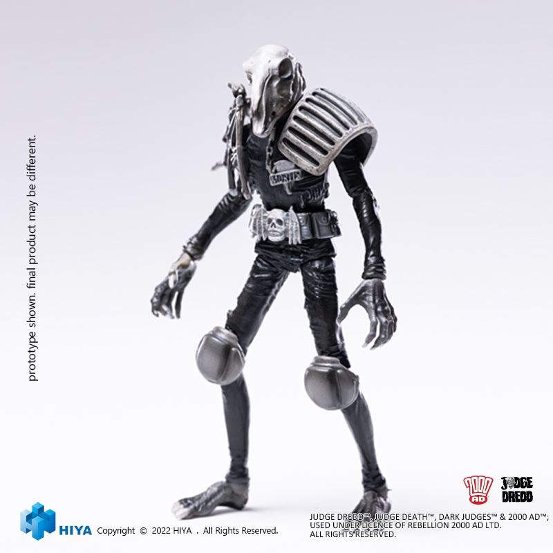 SWAT Judge Black and White Comic Color - Judge Dredd & Dead Judge 1/18