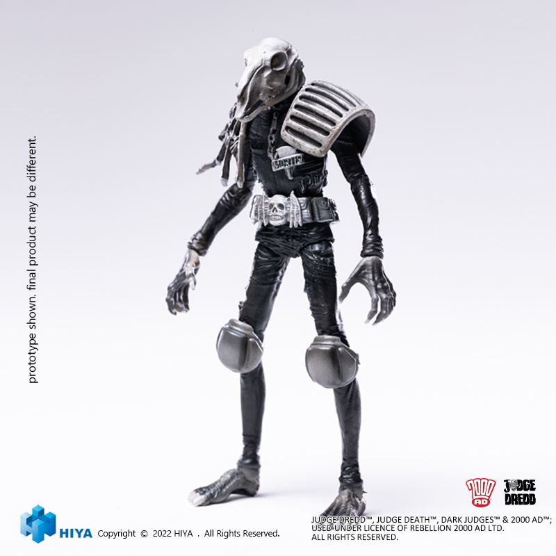 SWAT Judge Black and White Comic Color - Judge Dredd & Dead Judge 1/18