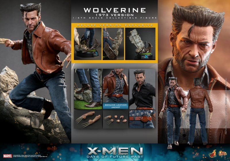 X-MEN: DAYS OF FUTURE PAST WOLVERINE (1973 VERSION) DELUXE VERSION 1/6