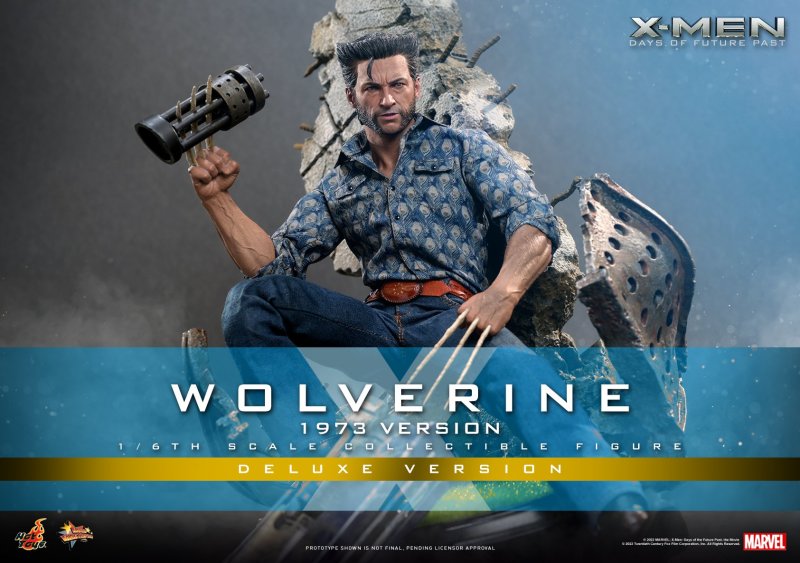 X-MEN: DAYS OF FUTURE PAST WOLVERINE (1973 VERSION) DELUXE VERSION 1/6