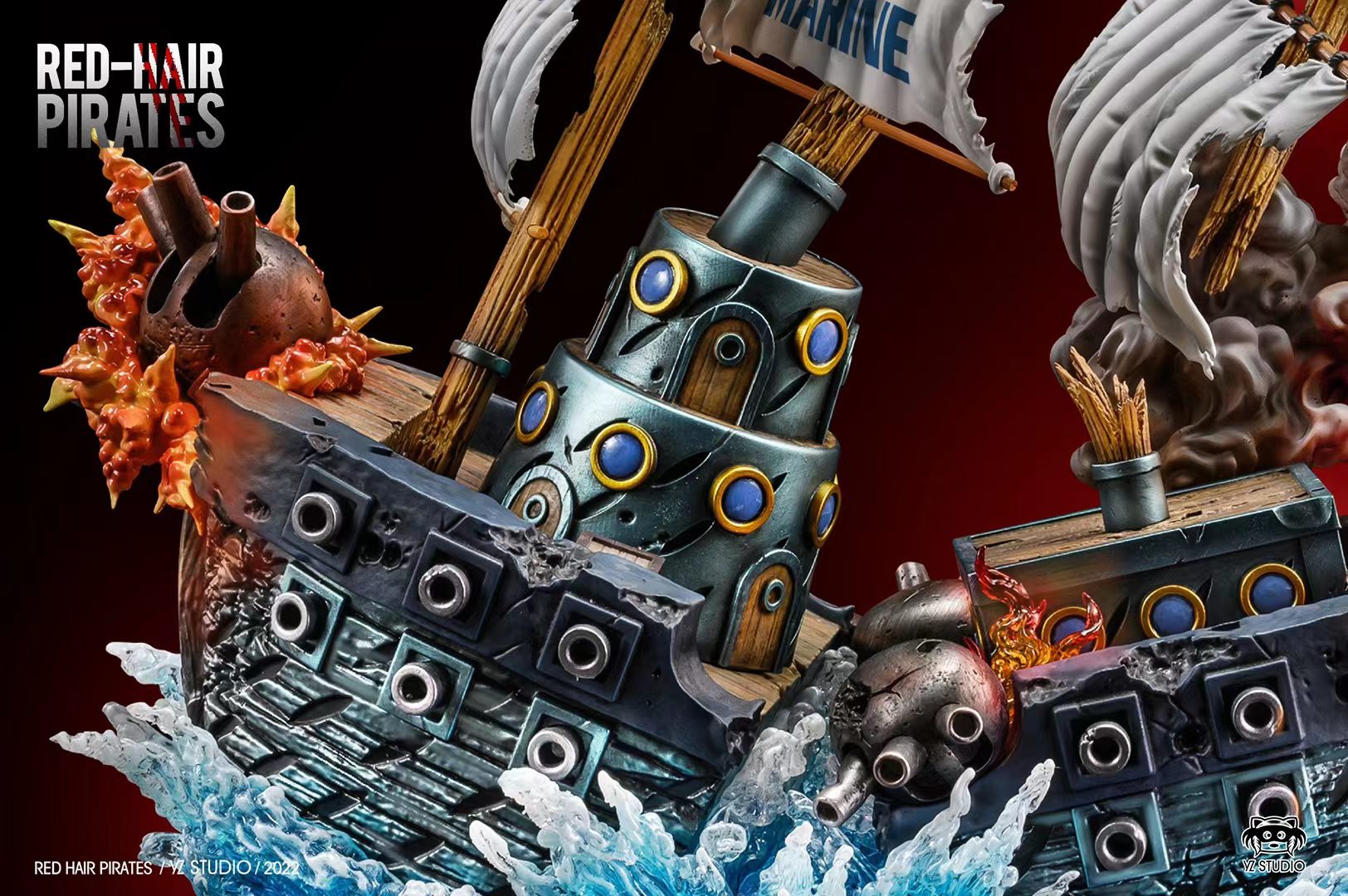 Shanks Crew with Boat – One Piece