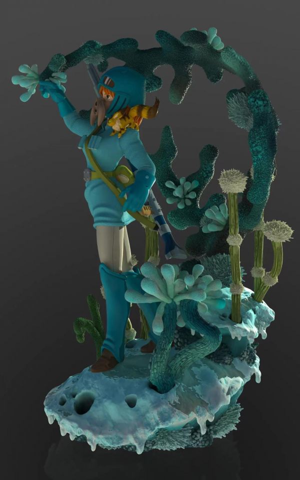 Hayao Miyazaki series Nausicaa of the Valley of the Wind 1/4