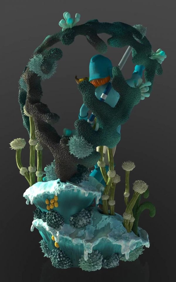 Hayao Miyazaki series Nausicaa of the Valley of the Wind 1/4