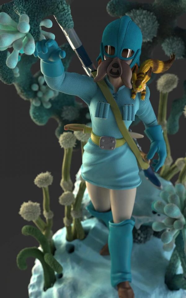 Hayao Miyazaki series Nausicaa of the Valley of the Wind 1/4