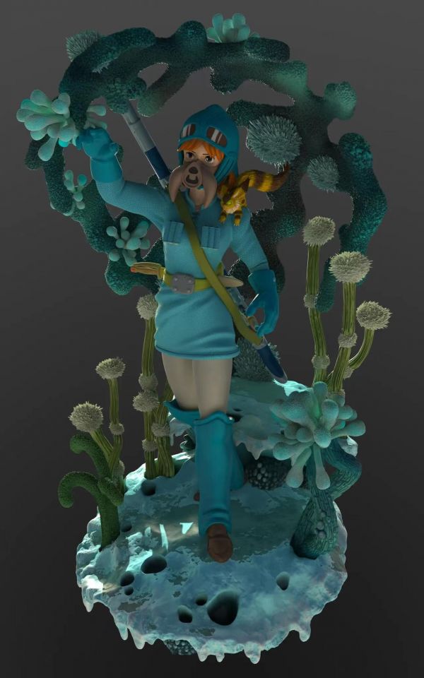 Hayao Miyazaki series Nausicaa of the Valley of the Wind 1/4