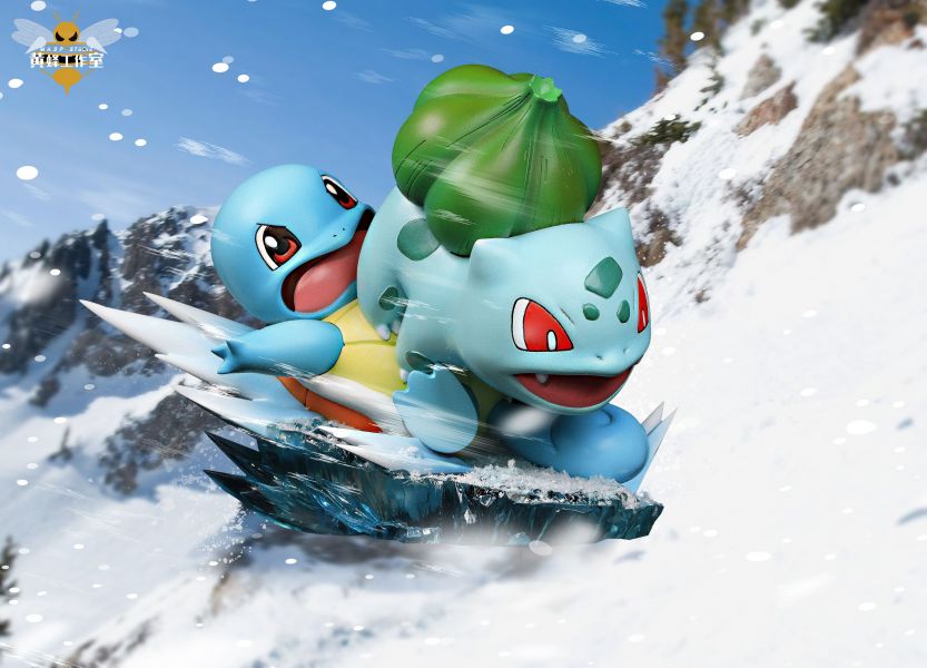 Jenny Turtle Frog Seed Hanhan Skiing - Pokemon