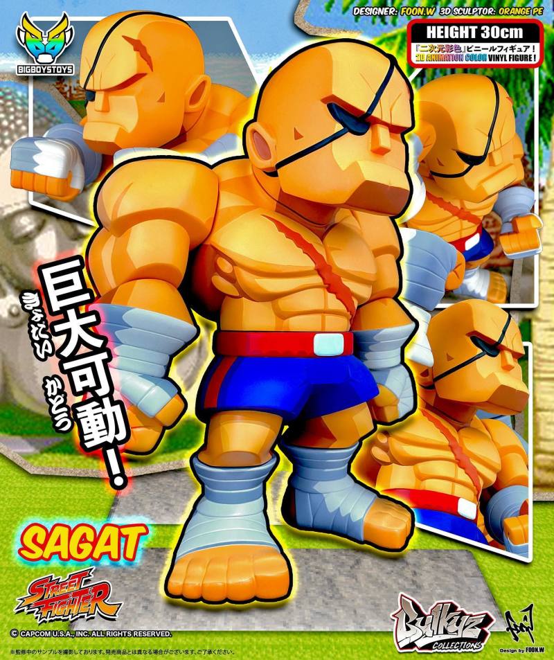 Street Fighter Bulkyz Collection Action Figure Sagat