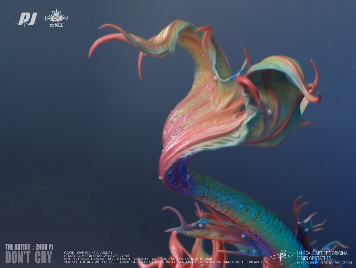 Artist Series Statue Don't Cry - Mermaid