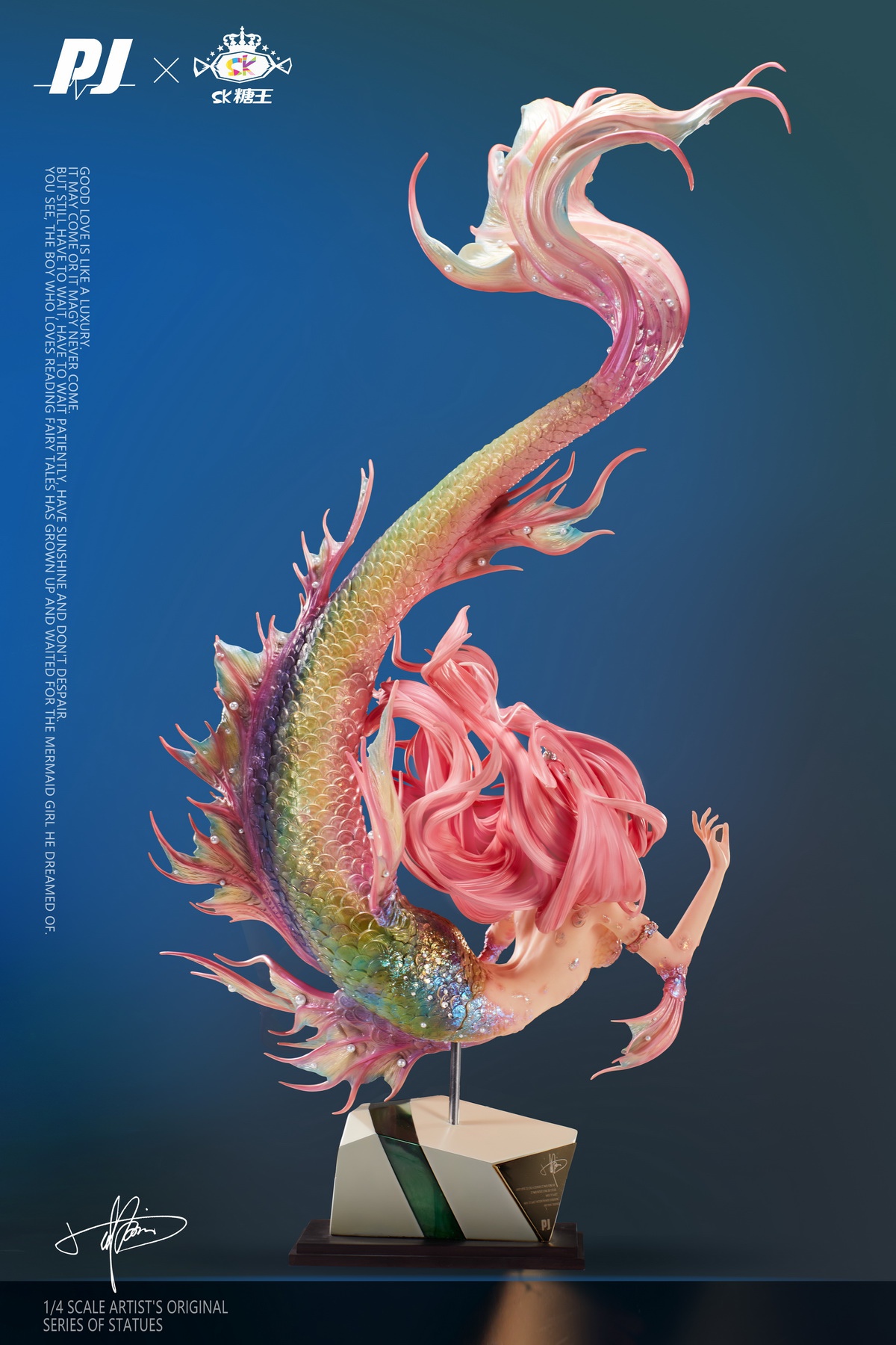 Artist Series Statue Don't Cry - Mermaid