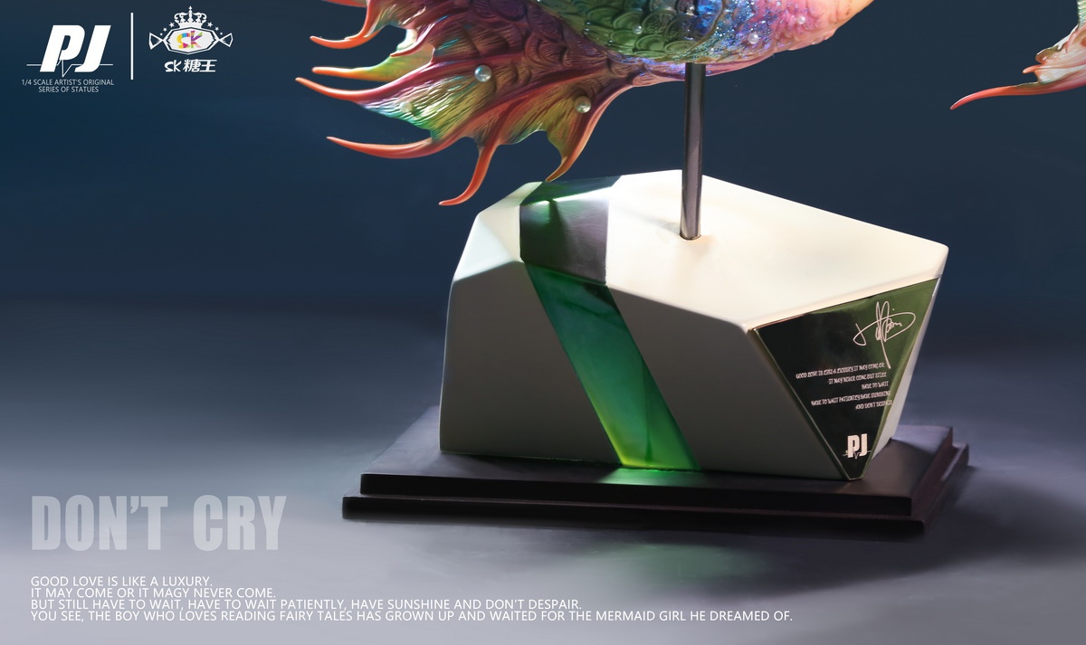 Artist Series Statue Don't Cry - Mermaid
