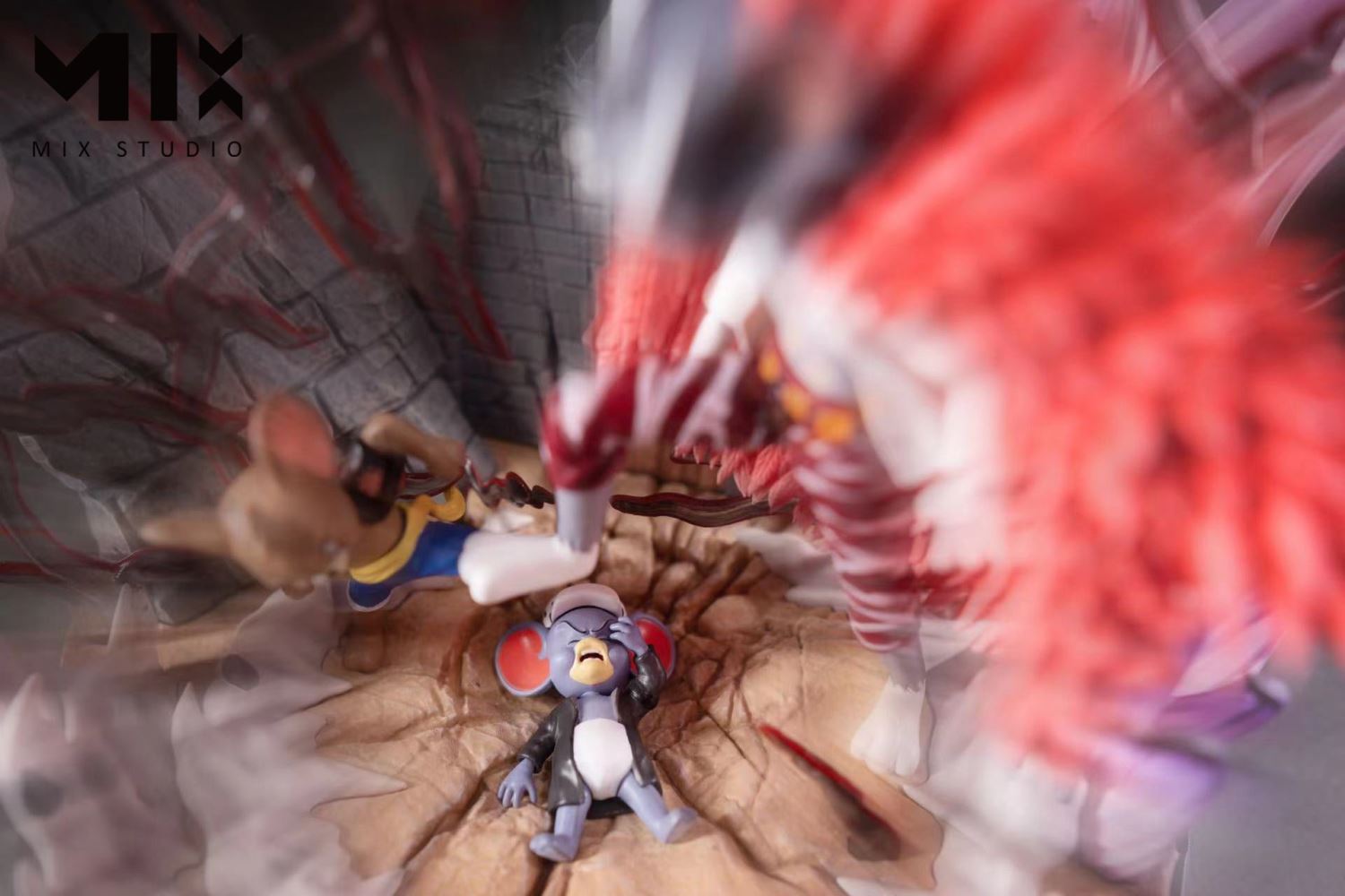 Dressrosa Arc Luffy Vs Doflamingo Fight Scene Cosplay Tom and Jerry