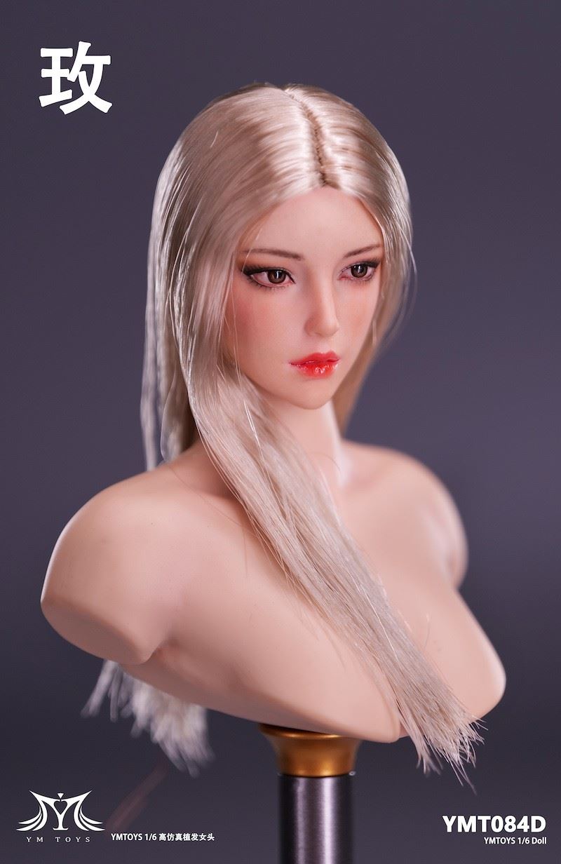 Asian female head carving Fei & Mei YMT083/YMT084 1/6