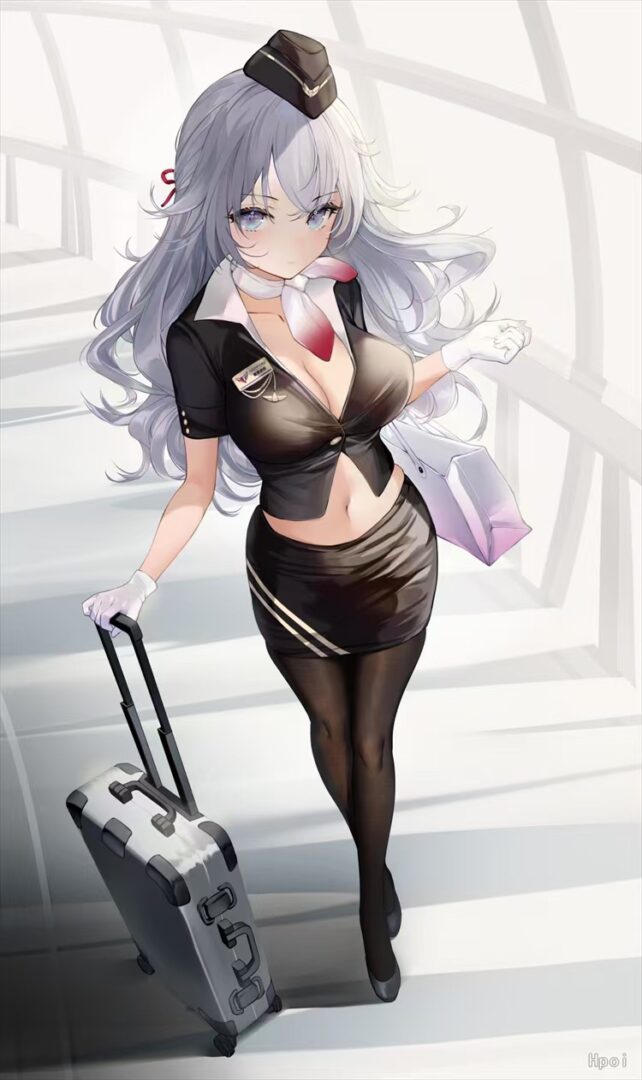 Shiori Kurihara Stewardess