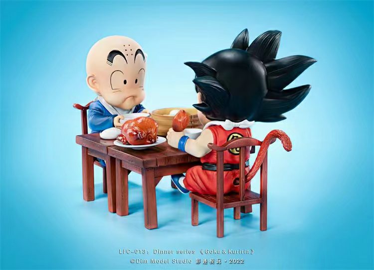 Little Goku & Krillin Mealing - Dragon Ball