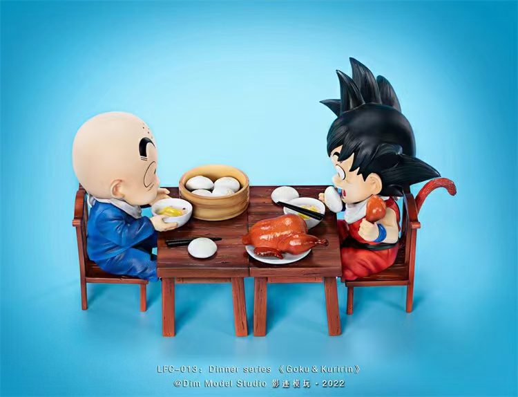 Little Goku & Krillin Mealing - Dragon Ball