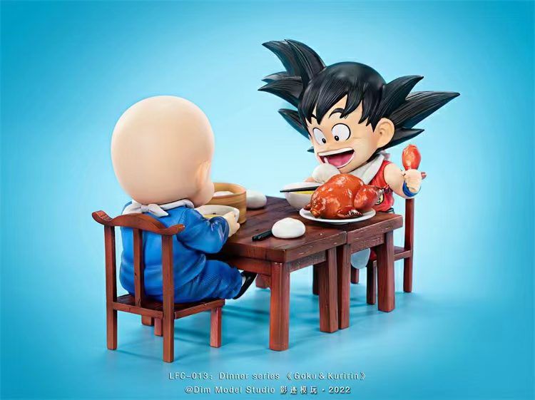 Little Goku & Krillin Mealing - Dragon Ball