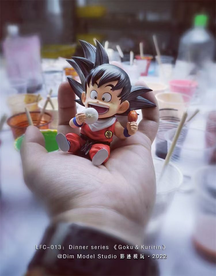Little Goku & Krillin Mealing - Dragon Ball