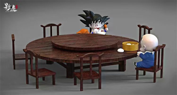 Little Goku & Krillin Mealing - Dragon Ball