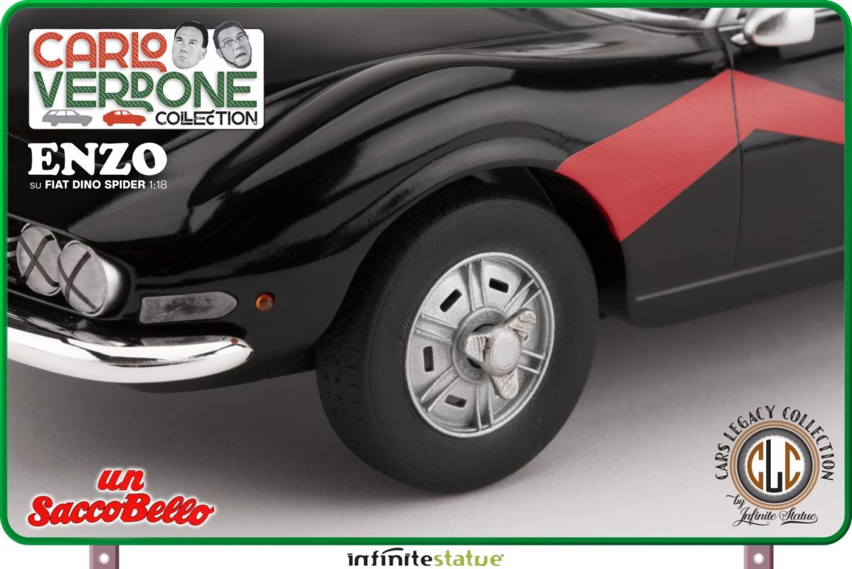 Enzo on a Fiat Dino Spider - Carlo Verdone - A lot beautiful