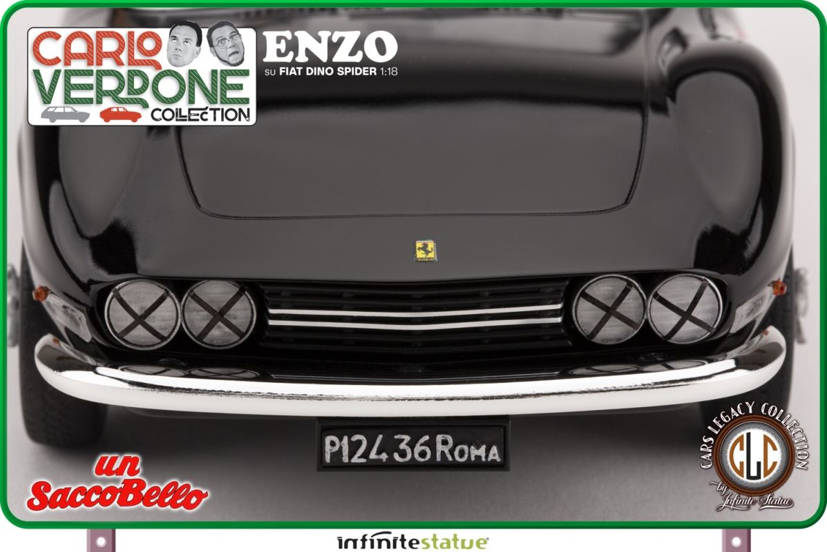 Enzo on a Fiat Dino Spider - Carlo Verdone - A lot beautiful