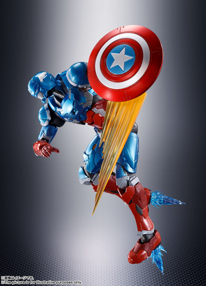 SHFiguarts Captain America (Tech on Avengers)