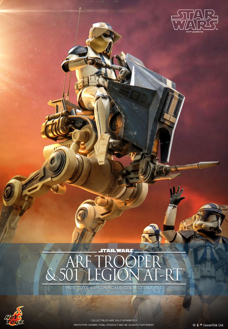 Star Wars - The Clone Wars - 501 Legion Scout & AT-RT Walker