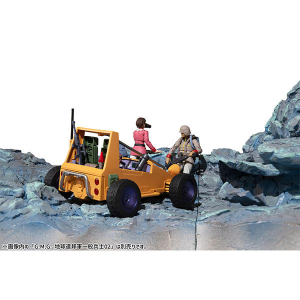 G.M.G. Mobile Suit Gundam E.F.G.F. 08V-SP Standard Soldier & E.F.G.F.'s Custom Buggy