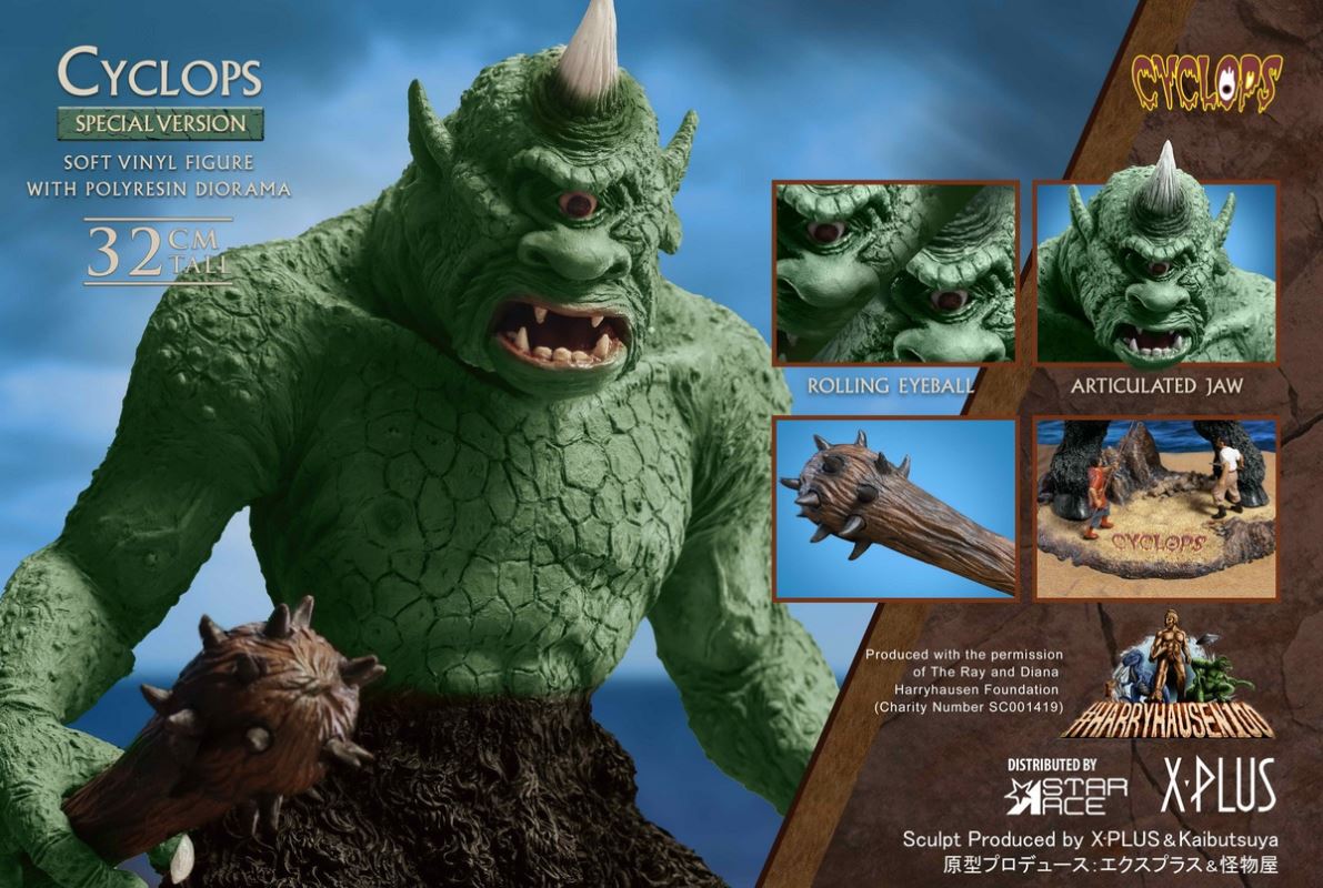 Ray Harryhausen 100th Anniversary - Cyclops Green Special Edition