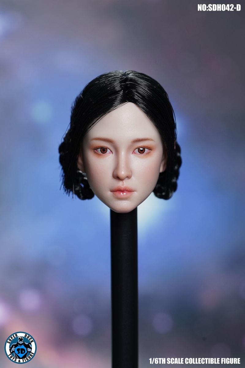 Female head carving SDH042 1/6