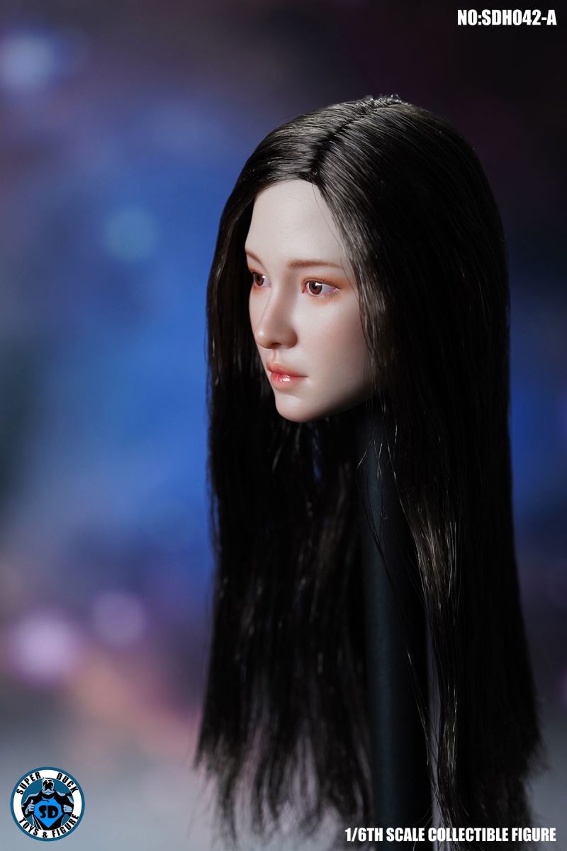 Female head carving SDH042 1/6