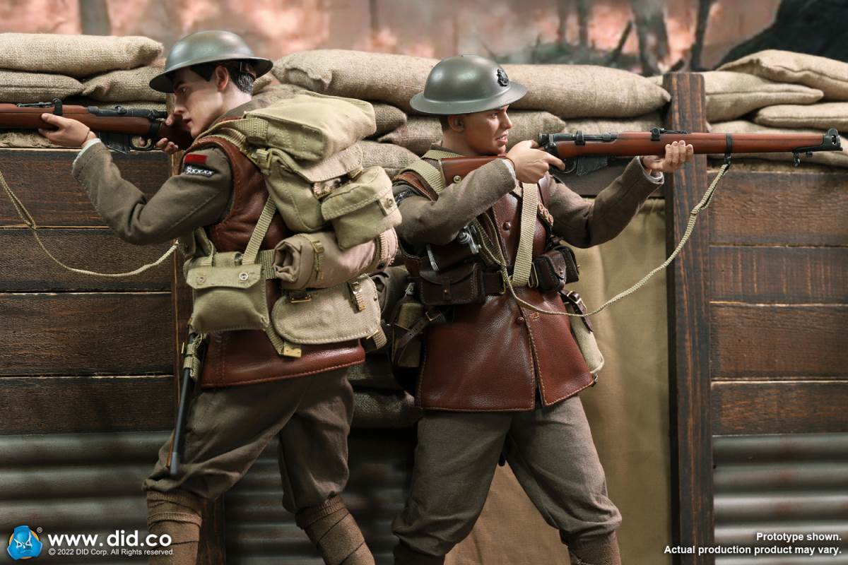 World War I British Infantry Tom & Trench Scene Set