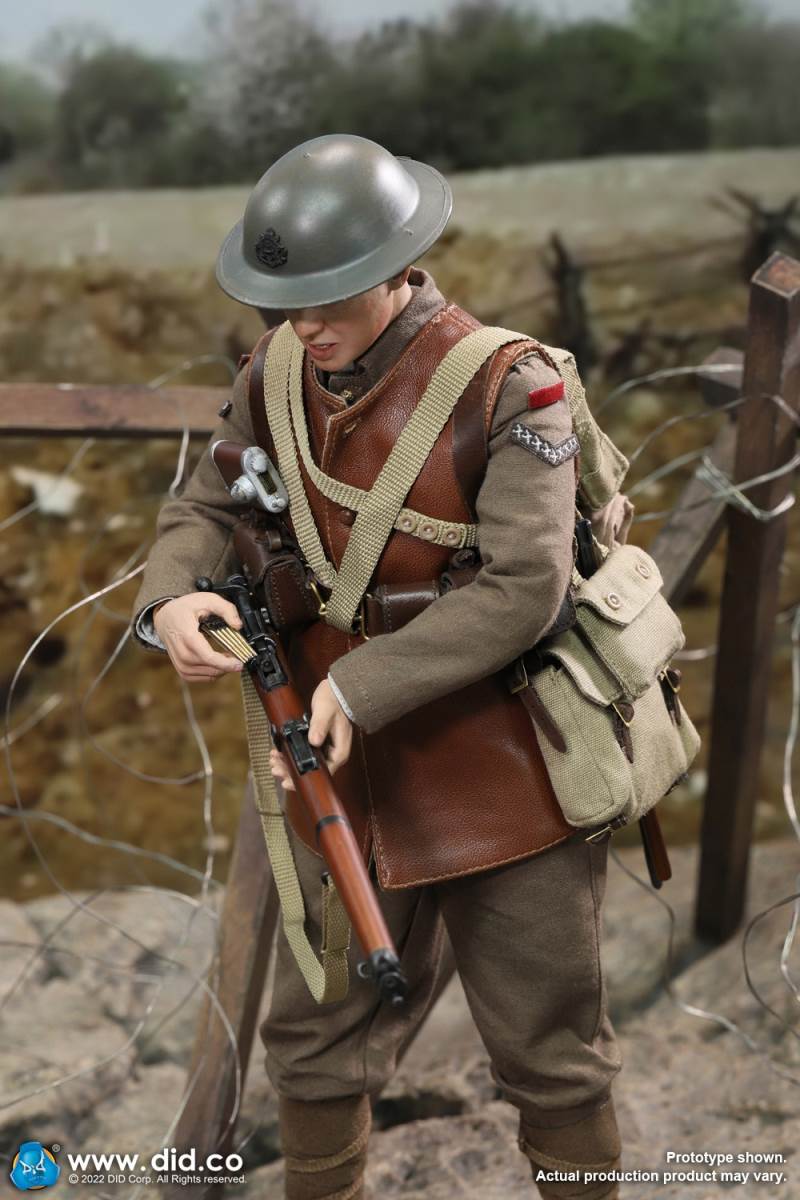 World War I British Infantry Tom & Trench Scene Set