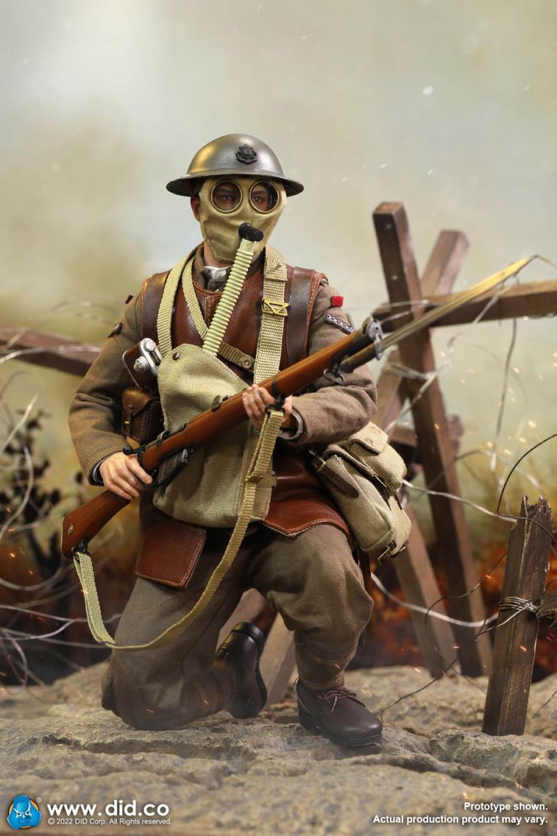 World War I British Infantry Tom & Trench Scene Set