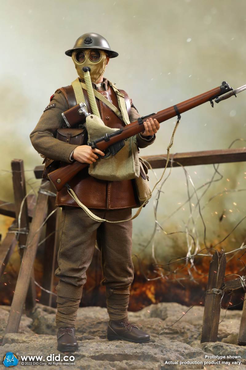 World War I British Infantry Tom & Trench Scene Set
