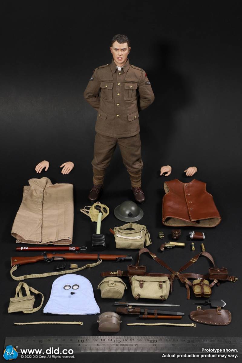 World War I British Infantry Tom & Trench Scene Set