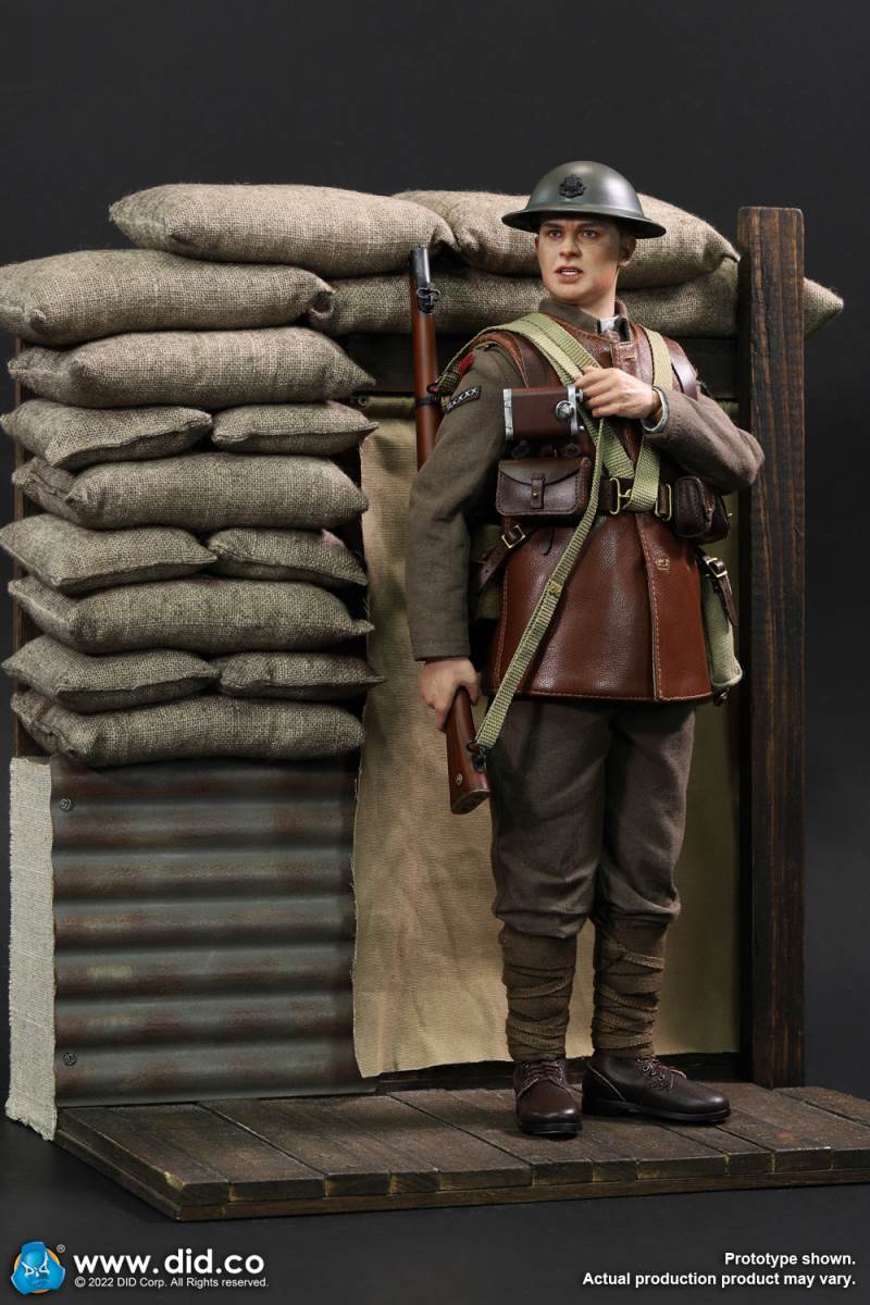 World War I British Infantry Tom & Trench Scene Set