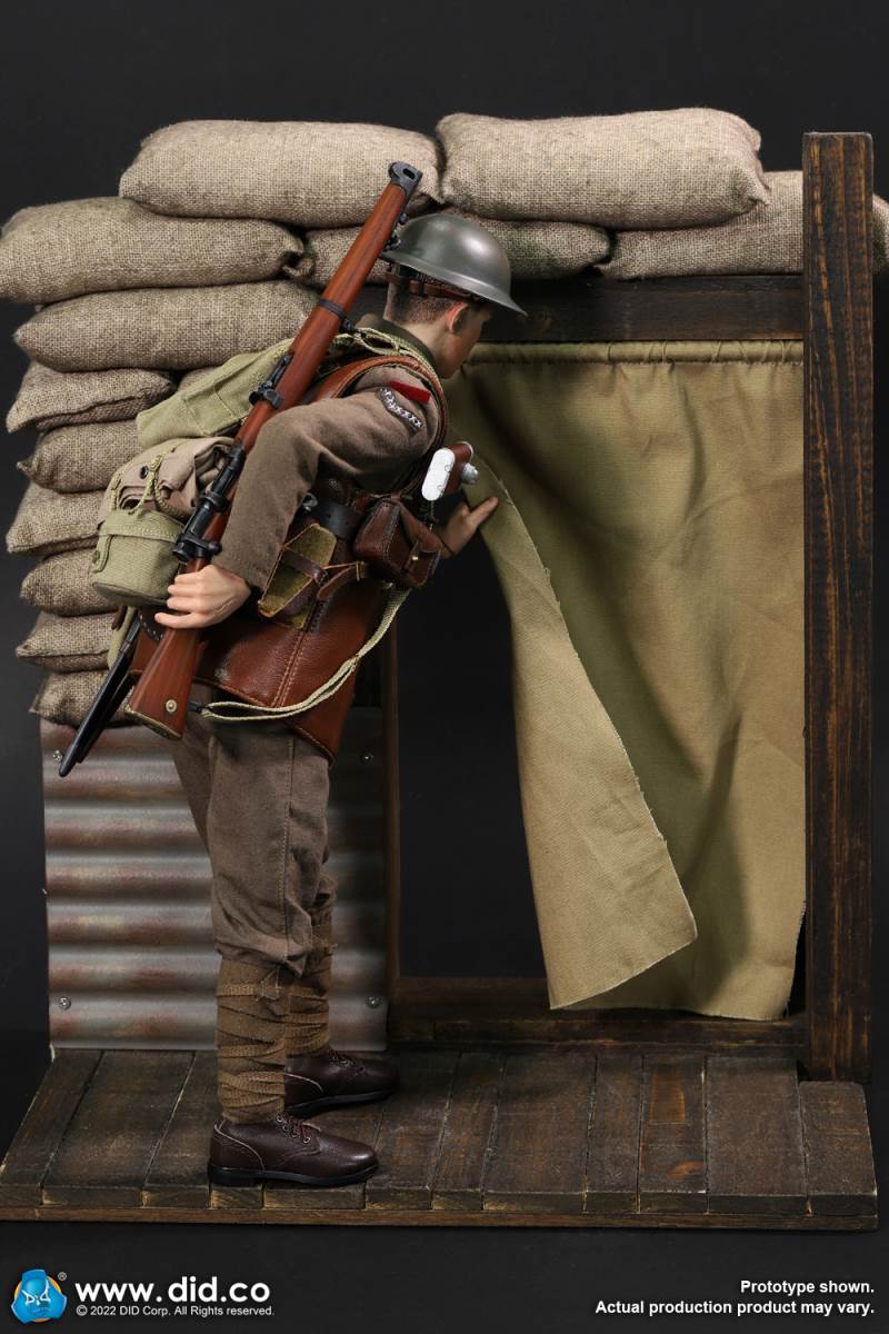 World War I British Infantry Tom & Trench Scene Set
