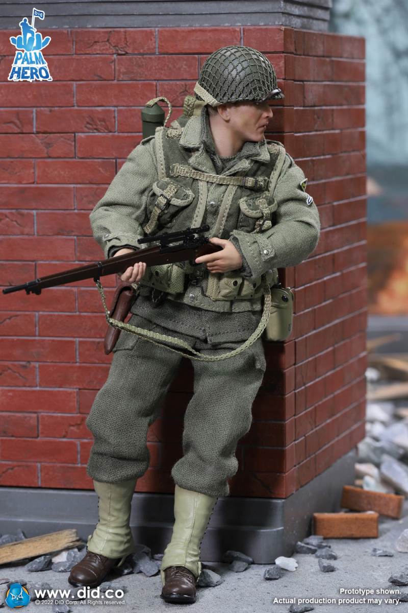 Pocket Hero - WWII US Ranger 2nd Sniper Jackson 1/12