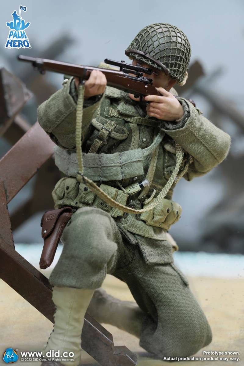 Pocket Hero - WWII US Ranger 2nd Sniper Jackson 1/12