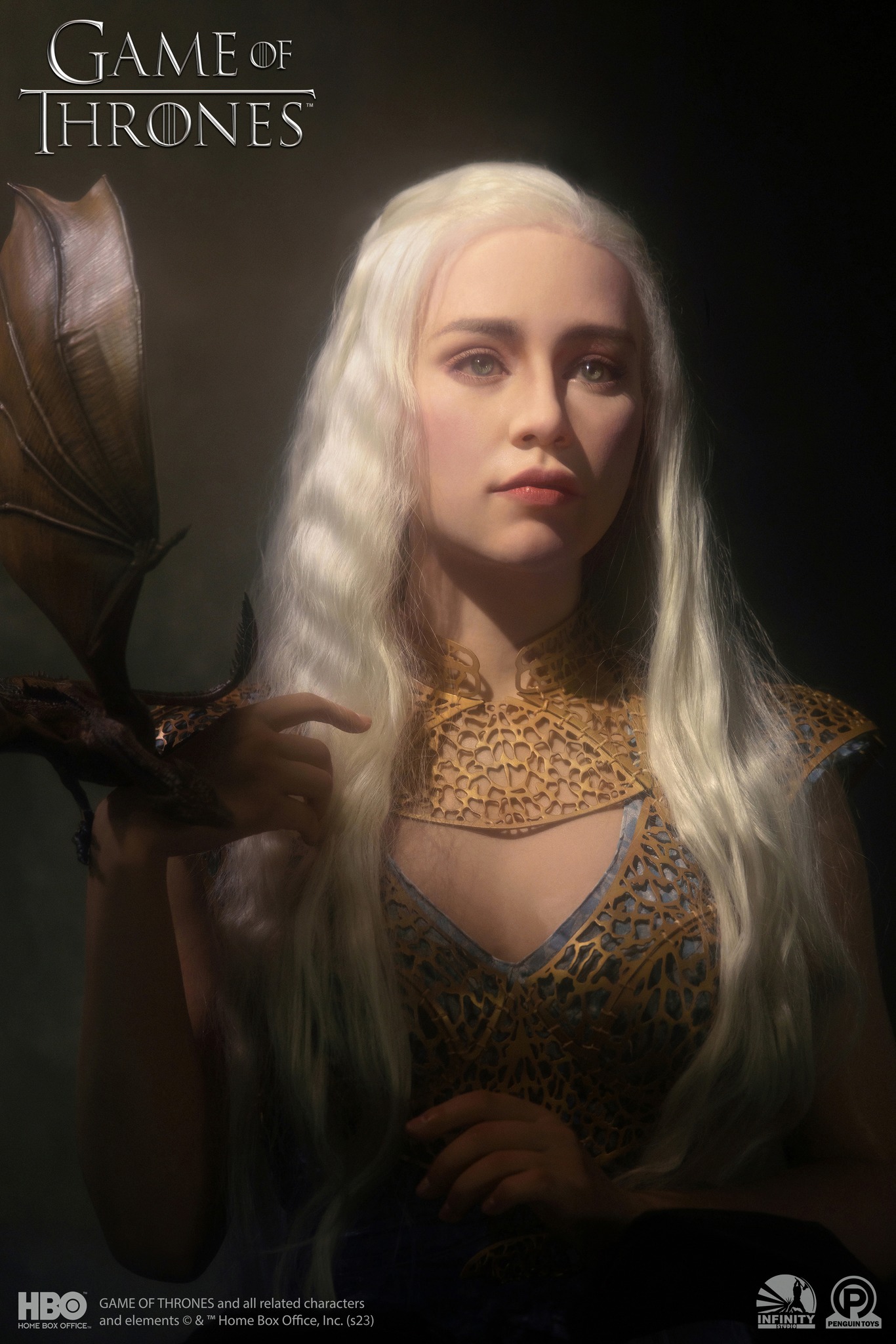 Game of Thrones: Daenerys Targaryen life-size bust