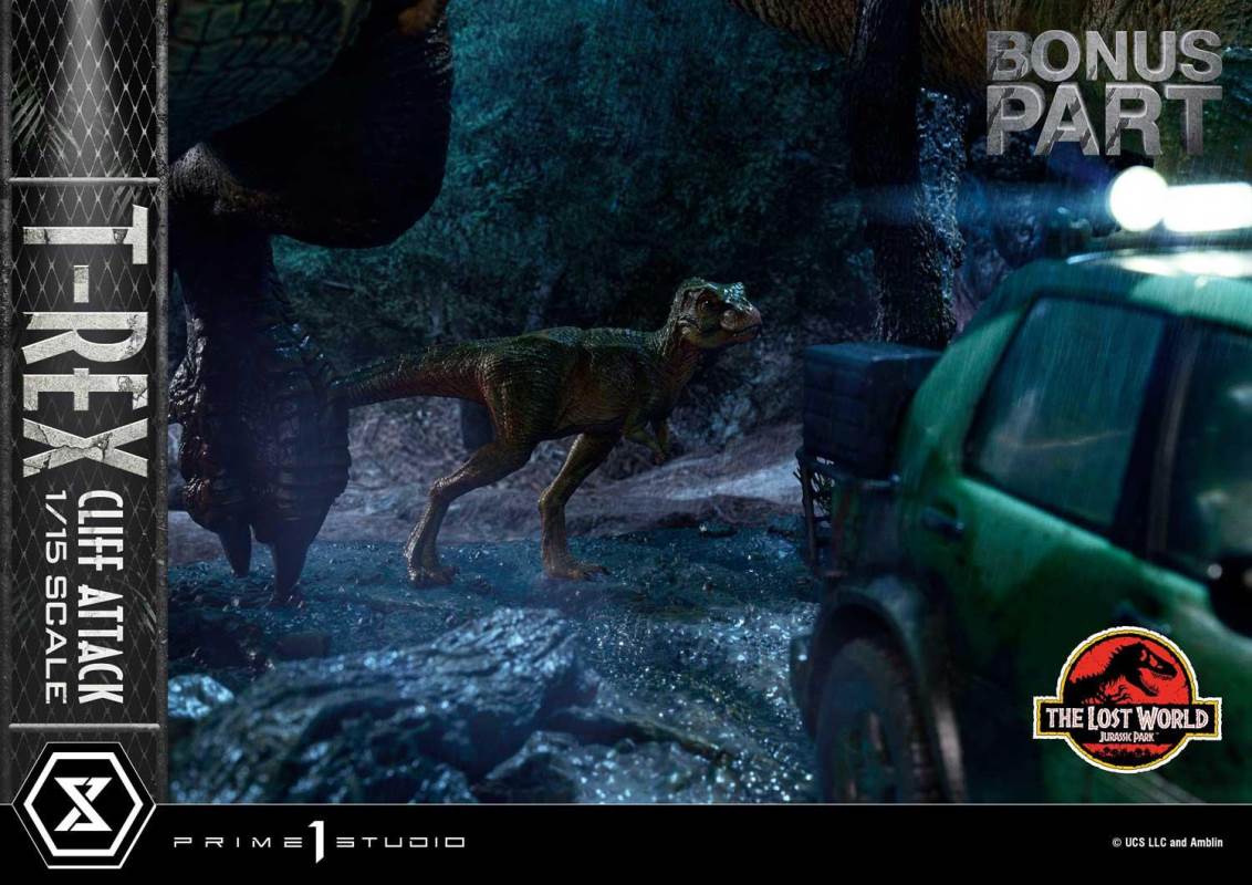 The Lost World: Jurassic Park (Film) T-Rex Cliff Attack