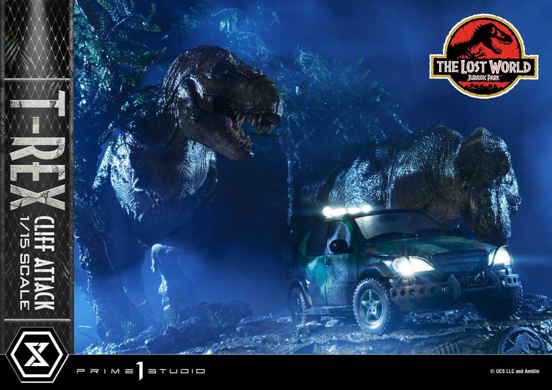 The Lost World: Jurassic Park (Film) T-Rex Cliff Attack