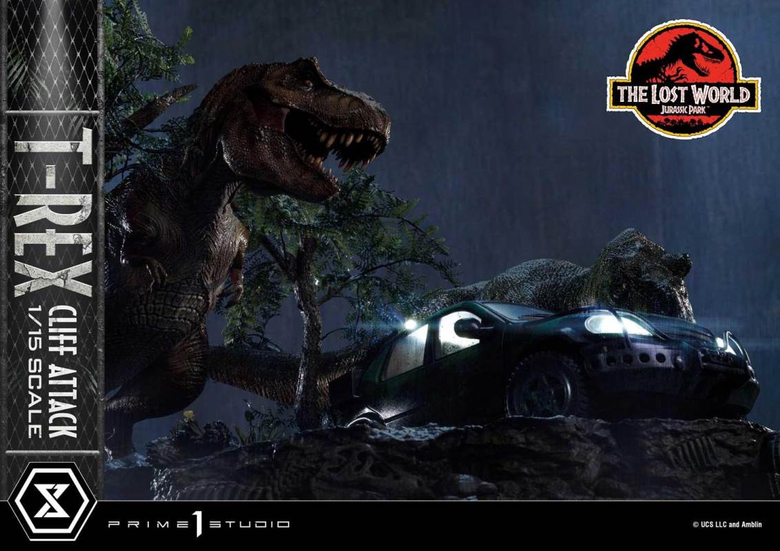 The Lost World: Jurassic Park (Film) T-Rex Cliff Attack