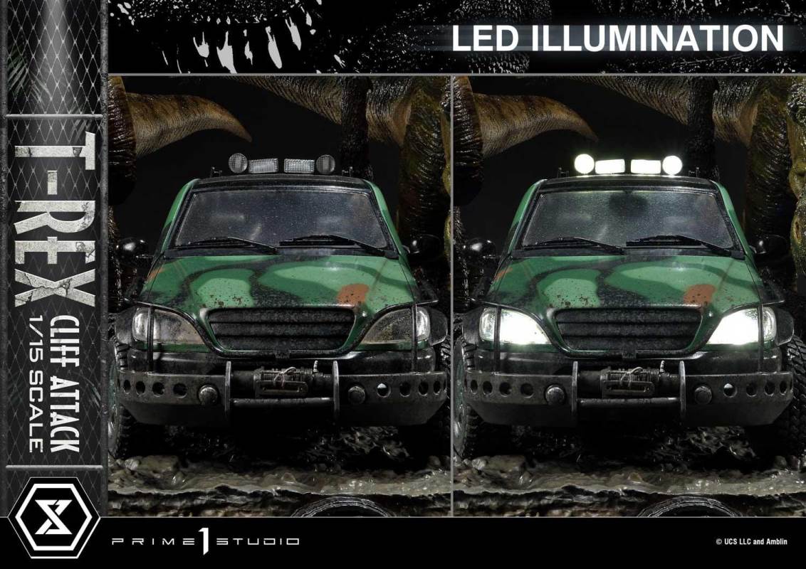 The Lost World: Jurassic Park (Film) T-Rex Cliff Attack