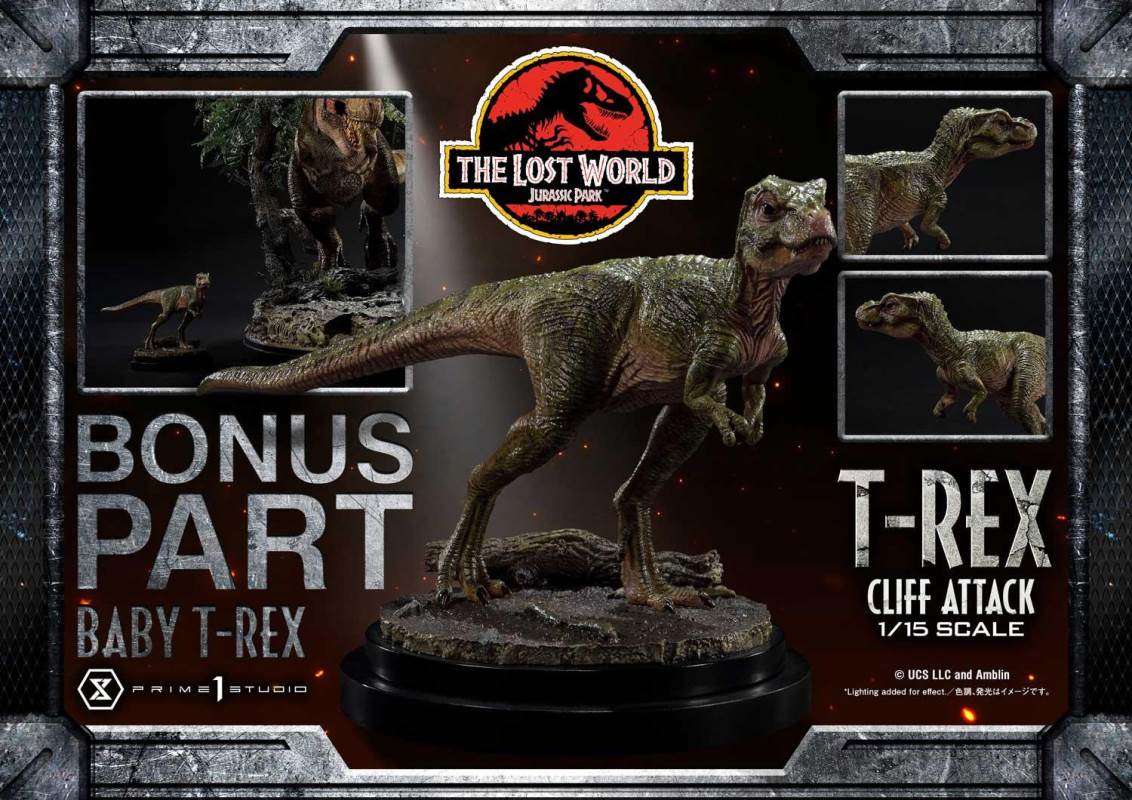 The Lost World: Jurassic Park (Film) T-Rex Cliff Attack