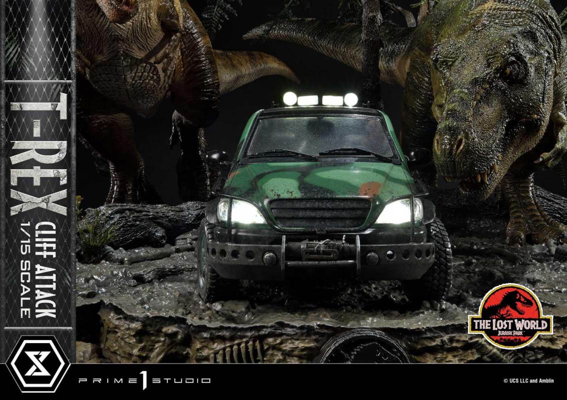 The Lost World: Jurassic Park (Film) T-Rex Cliff Attack