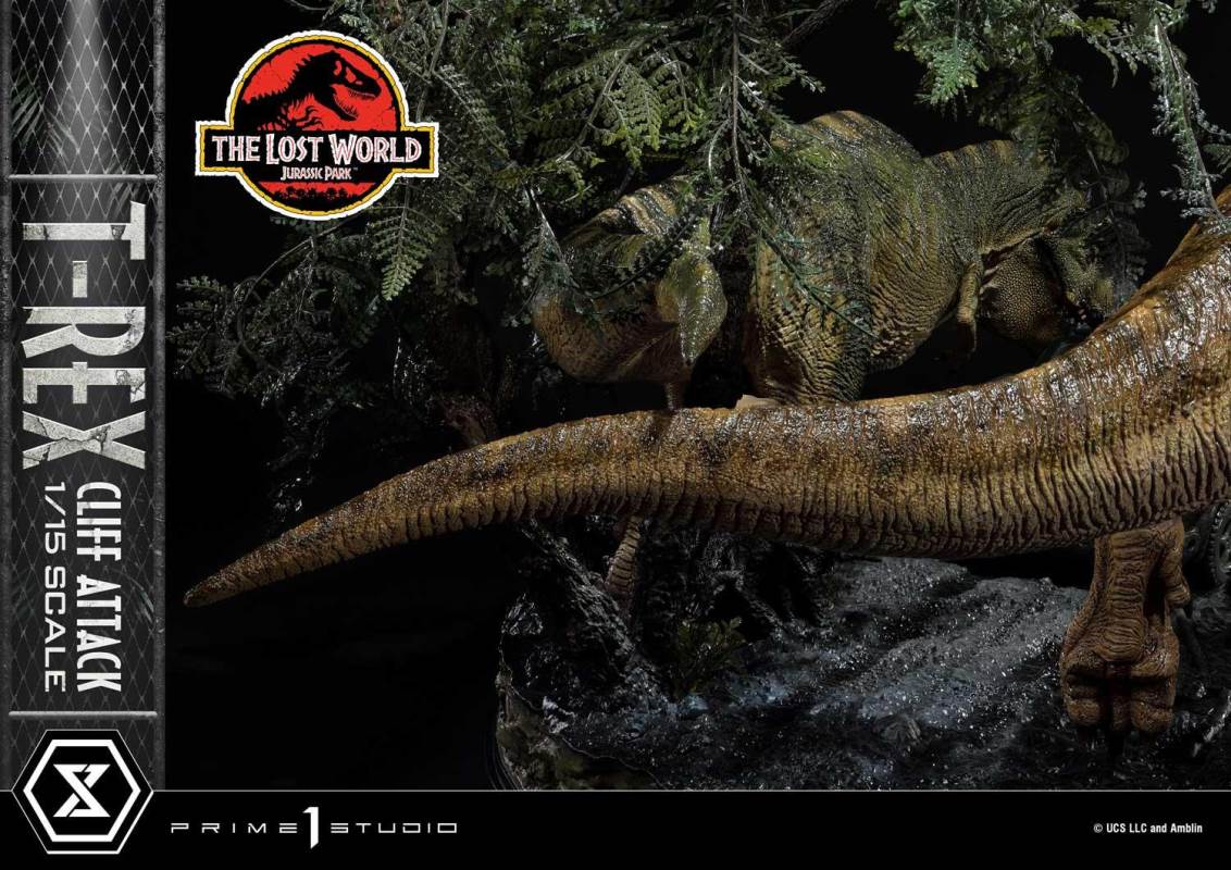 The Lost World: Jurassic Park (Film) T-Rex Cliff Attack