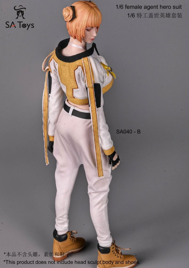 Female Soldier Agent Furious Hero Suit Costume 1/6